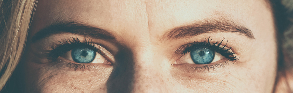 Close-up of healthy eyes